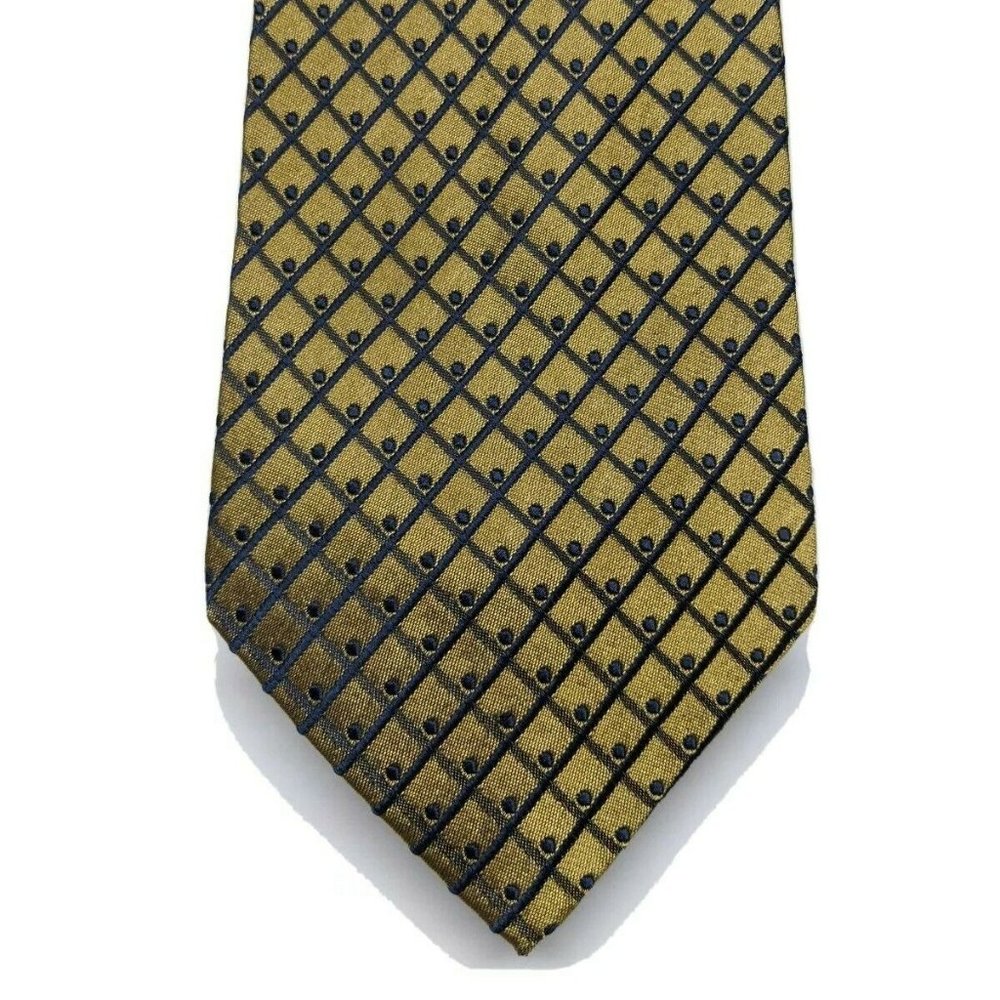 Today's Man Geometric with Polka Dot Silk Necktie